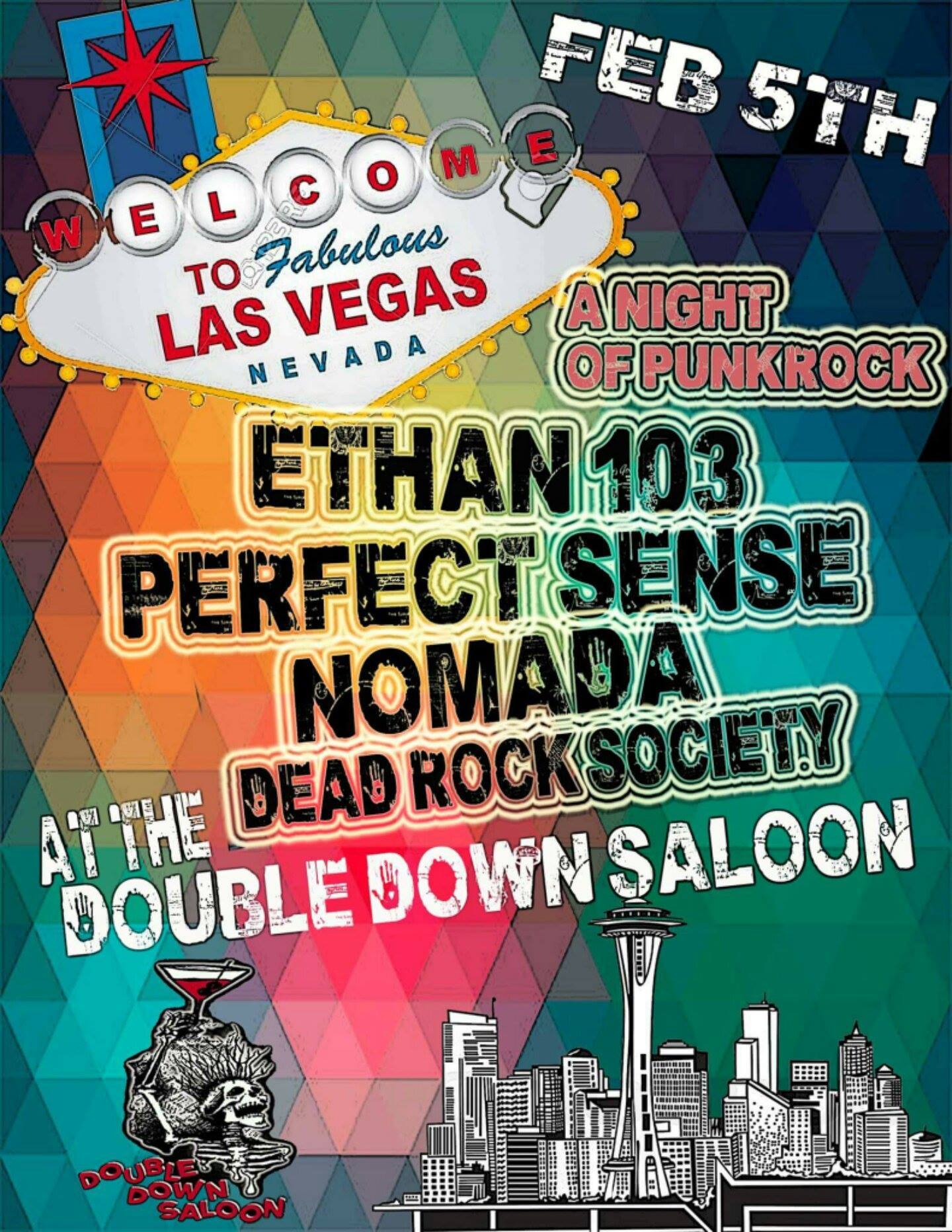Las Vegas, NV – Double Down Saloon – Ethan 103 with Nomada, Perfect Sense & Dead Rock Society